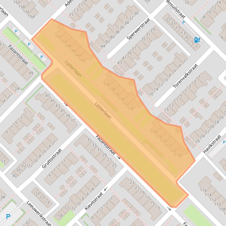 Kaart van postcodegebied 3145VM.