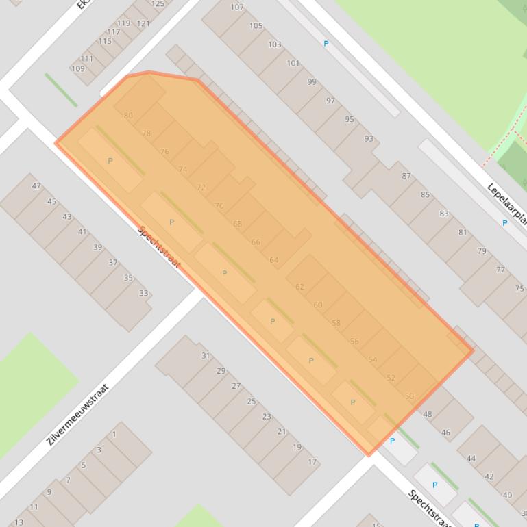 Kaart van postcodegebied 3145XL.