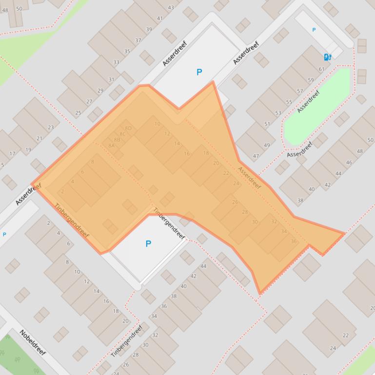 Kaart van postcodegebied 3146AD.