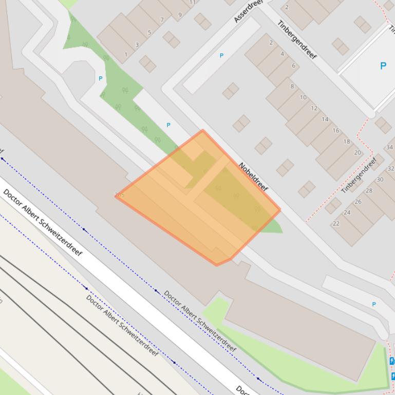 Kaart van postcodegebied 3146AG.