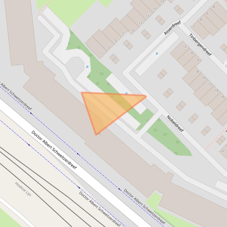 Kaart van postcodegebied 3146AH.