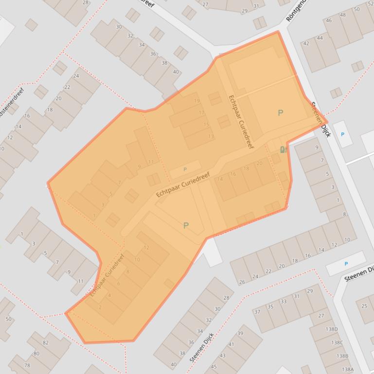 Kaart van postcodegebied 3146BC.