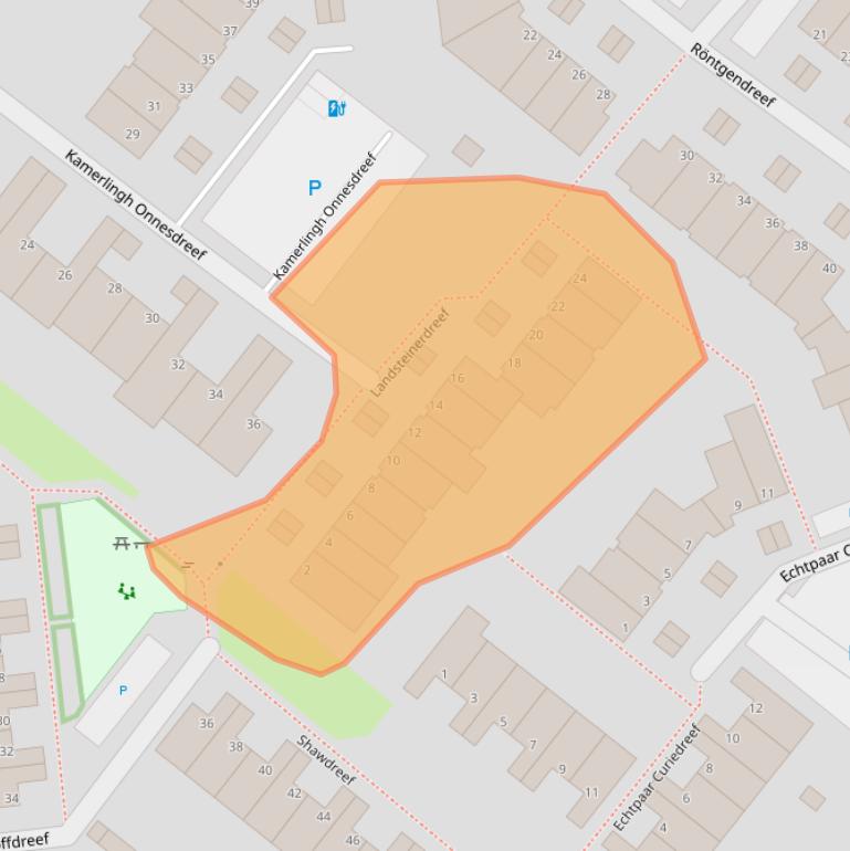Kaart van postcodegebied 3146BJ.