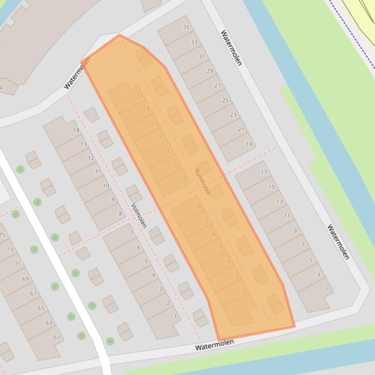 Kaart van postcodegebied 3146SN.