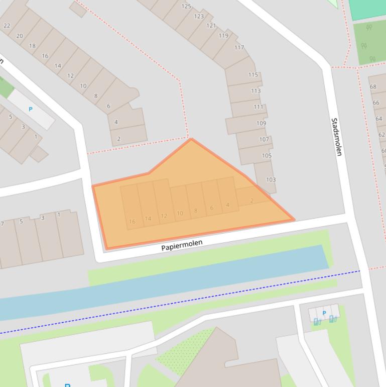 Kaart van postcodegebied 3146TD.