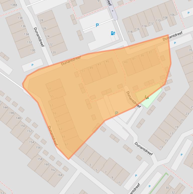Kaart van postcodegebied 3146VB.