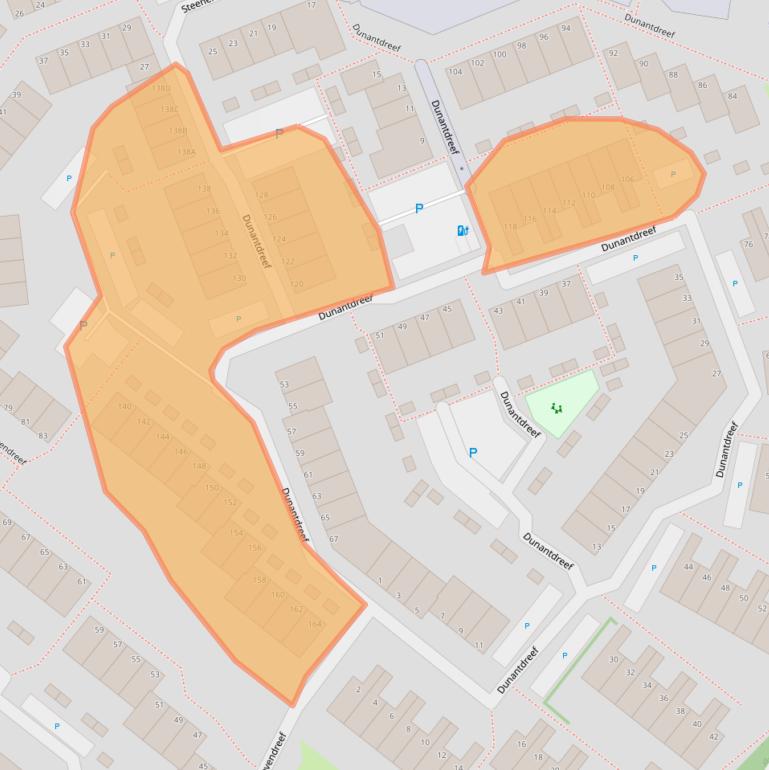 Kaart van postcodegebied 3146VE.