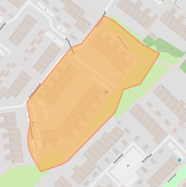Kaart van postcodegebied 3146VK.