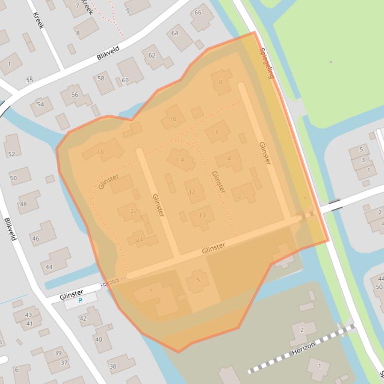 Kaart van postcodegebied 3147RA.