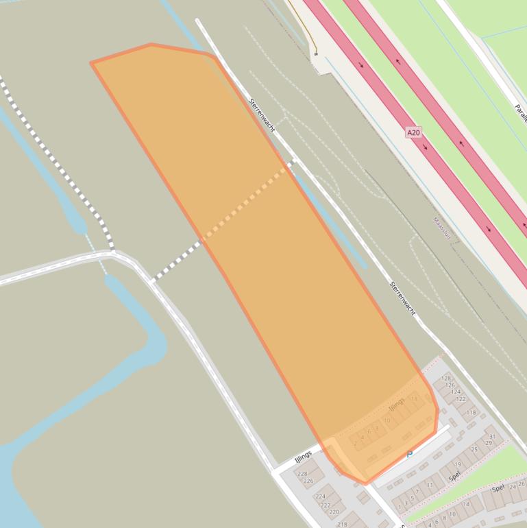 Kaart van postcodegebied 3147RD.