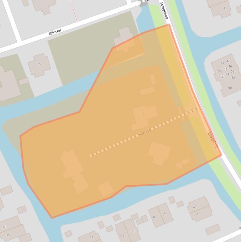 Kaart van postcodegebied 3147RZ.