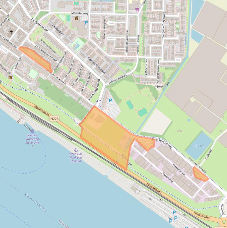 Kaart van postcodegebied 3151AE.