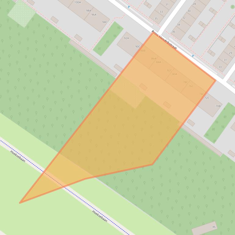 Kaart van postcodegebied 3151AM.