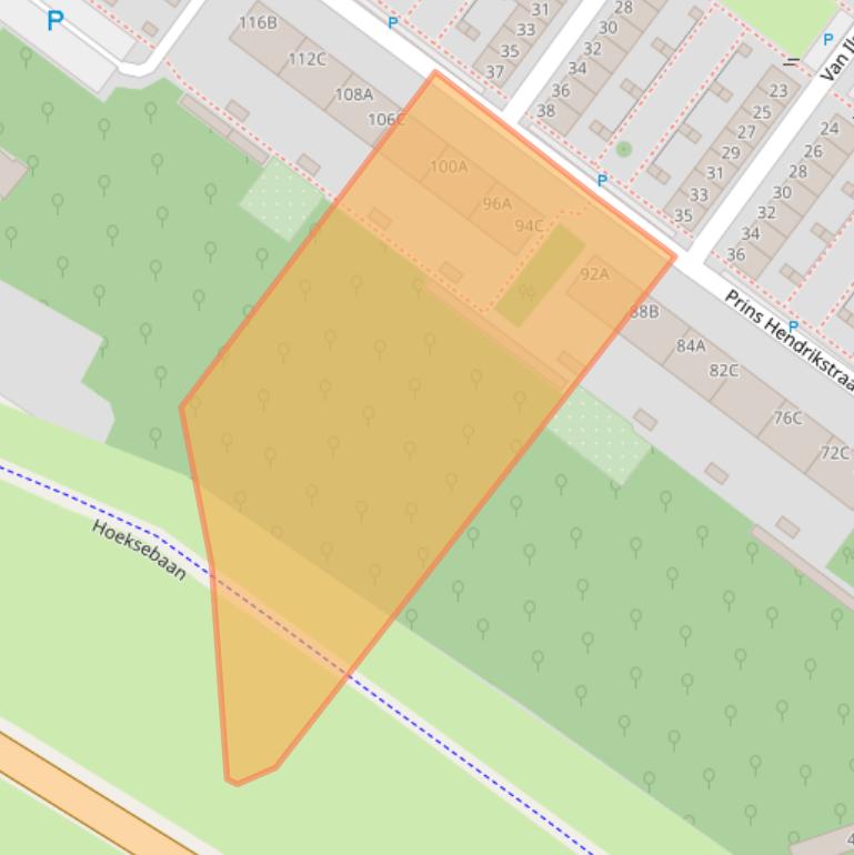 Kaart van postcodegebied 3151AN.