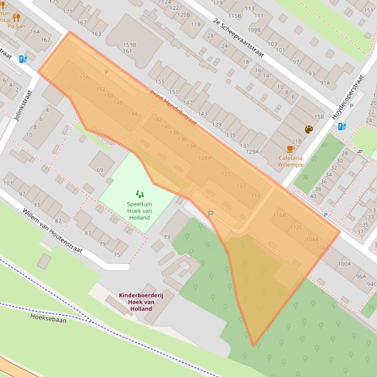 Kaart van postcodegebied 3151AP.