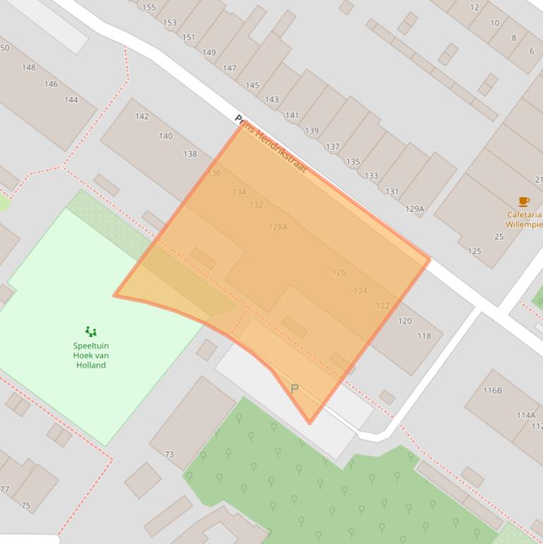 Kaart van postcodegebied 3151AR.