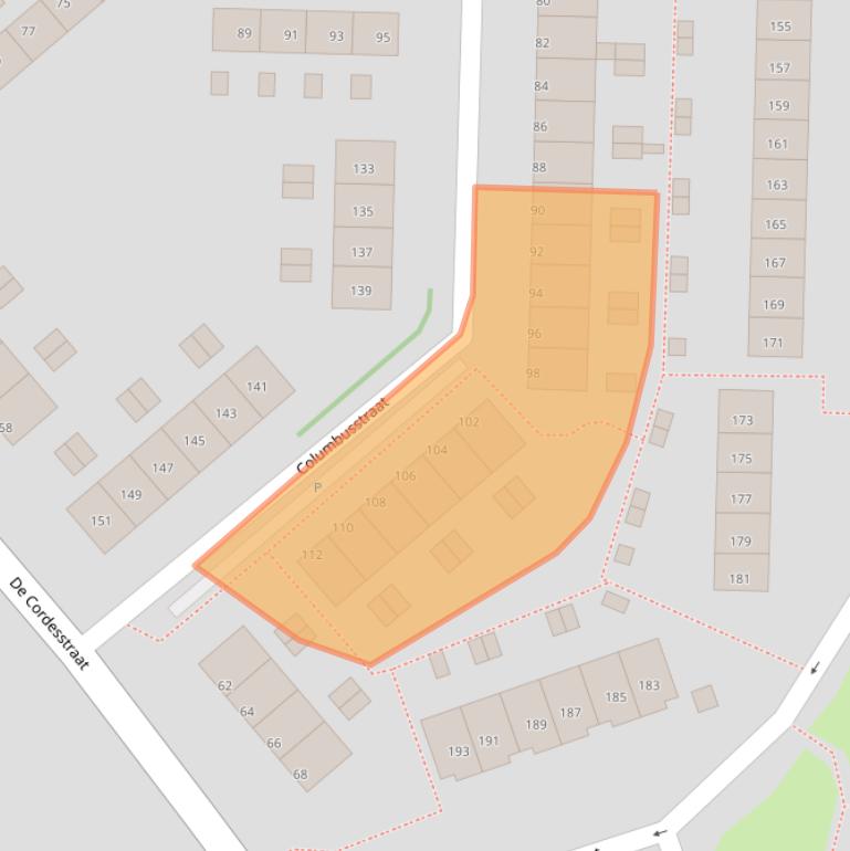 Kaart van postcodegebied 3151BG.