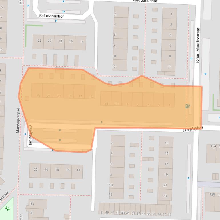 Kaart van postcodegebied 3151CE.