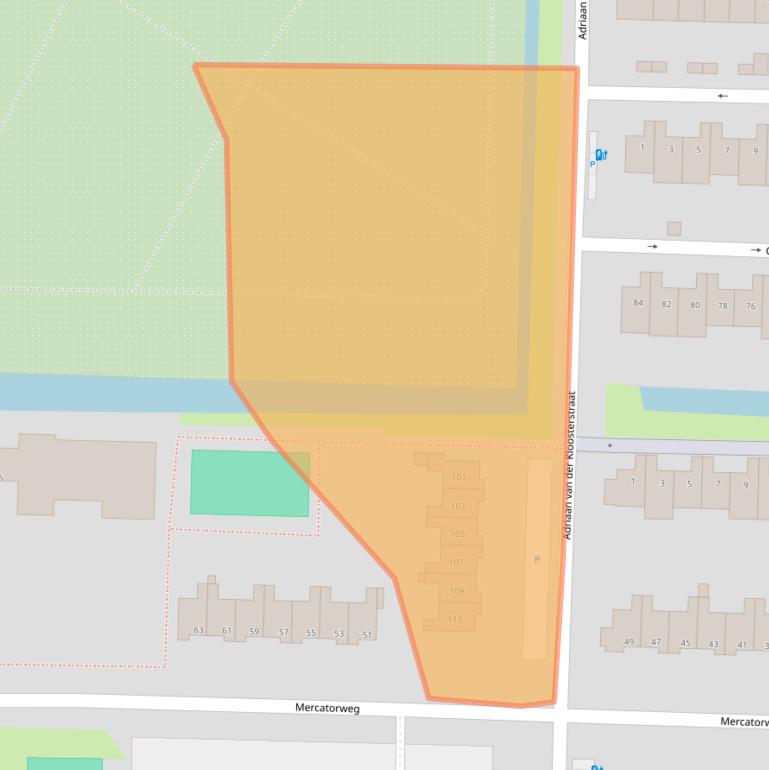 Kaart van postcodegebied 3151CT.