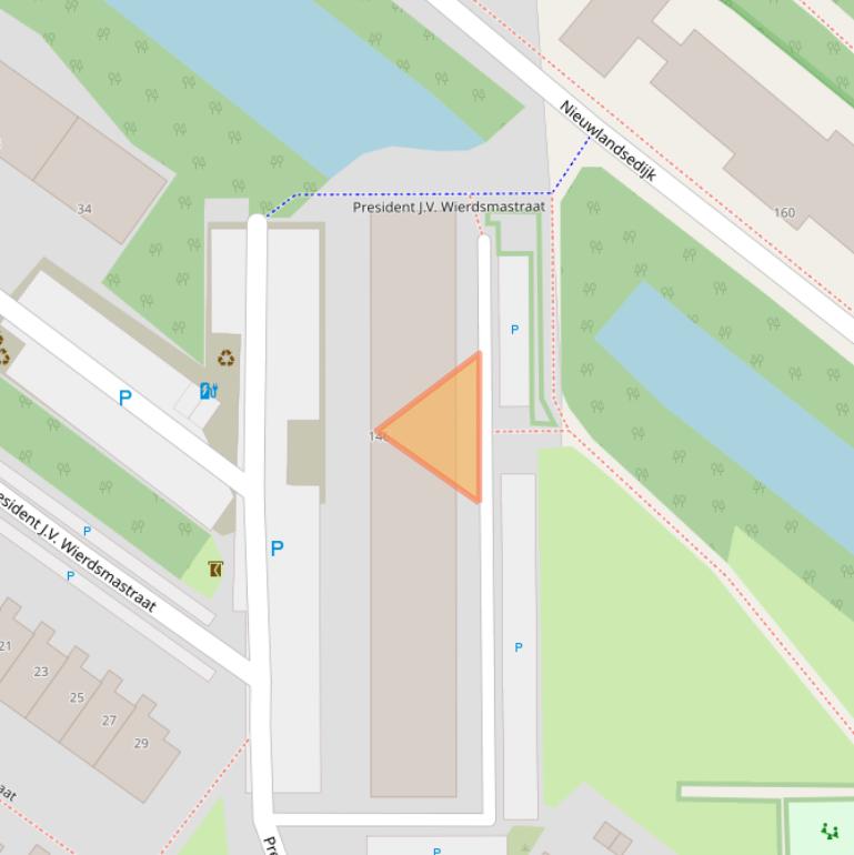 Kaart van postcodegebied 3151ED.