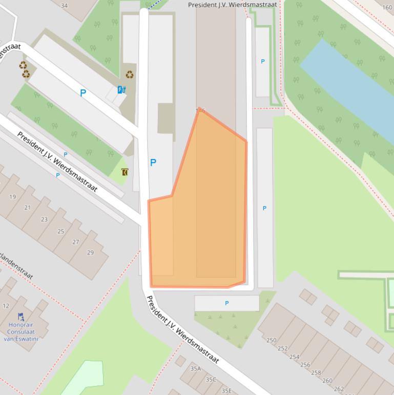 Kaart van postcodegebied 3151EE.