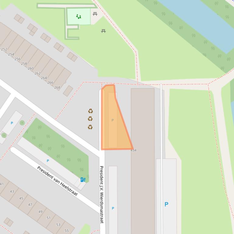 Kaart van postcodegebied 3151EL.