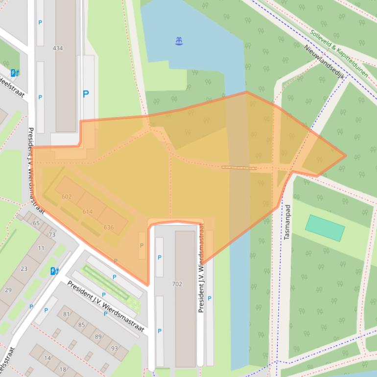 Kaart van postcodegebied 3151ER.