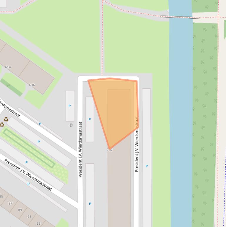 Kaart van postcodegebied 3151ET.