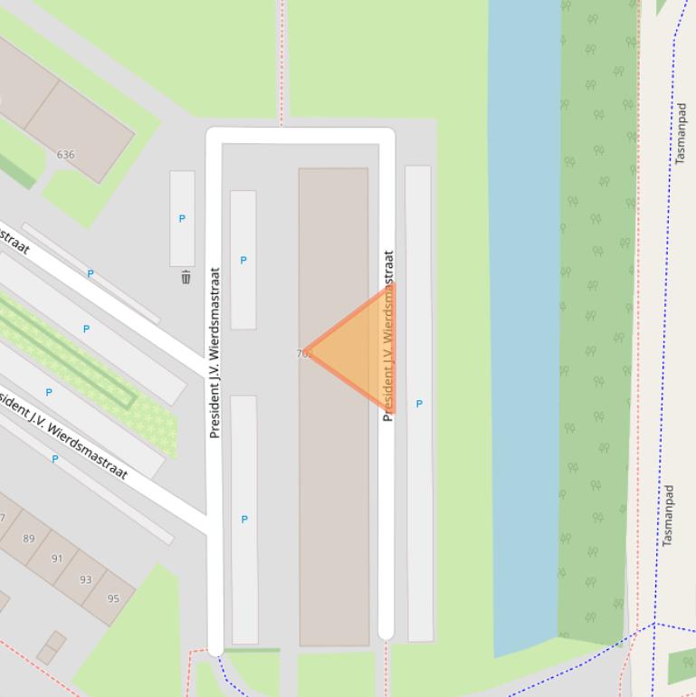 Kaart van postcodegebied 3151EV.