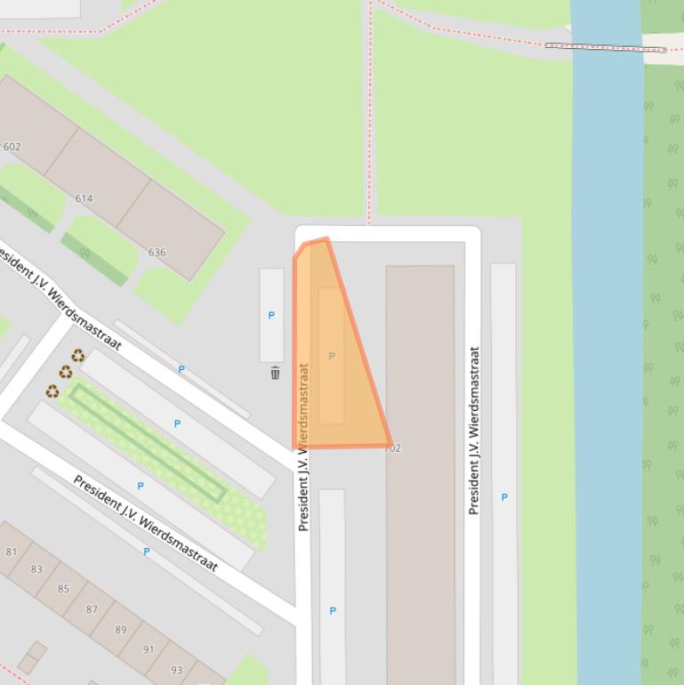 Kaart van postcodegebied 3151EX.