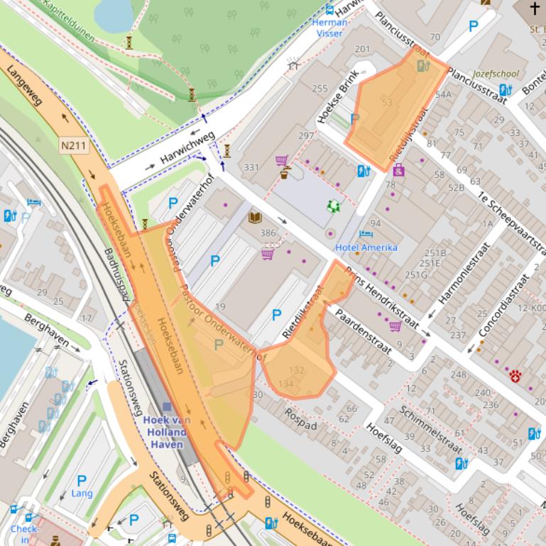 Kaart van postcodegebied 3151GH.