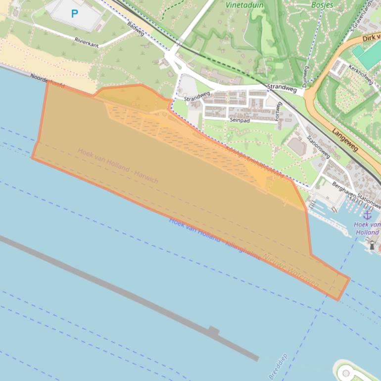 Kaart van postcodegebied 3151HG.