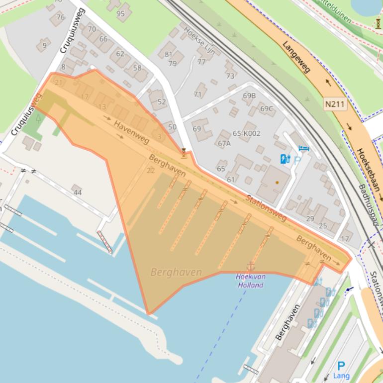 Kaart van postcodegebied 3151HX.