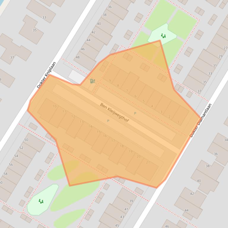 Kaart van postcodegebied 3151MD.