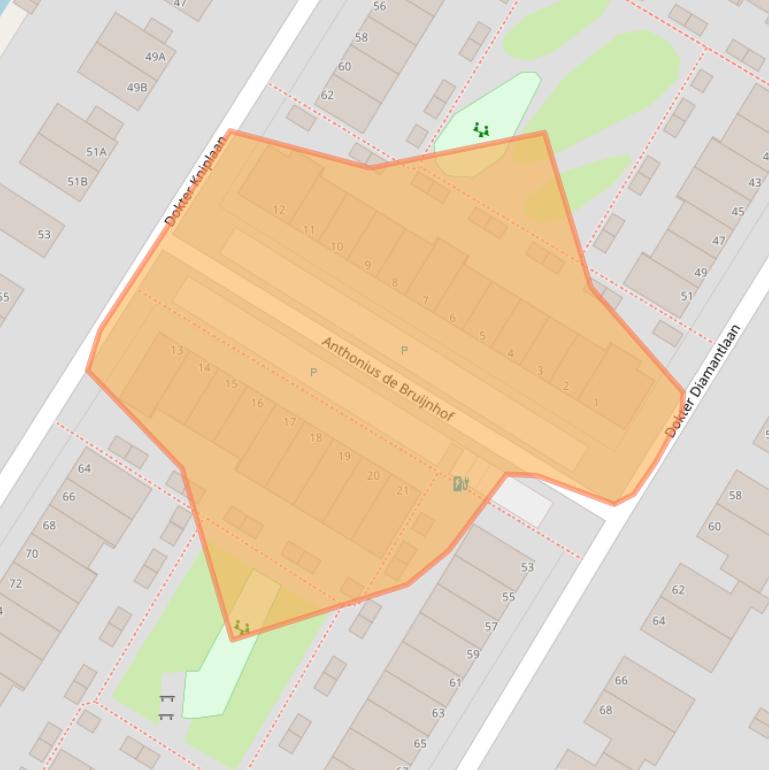 Kaart van postcodegebied 3151ME.