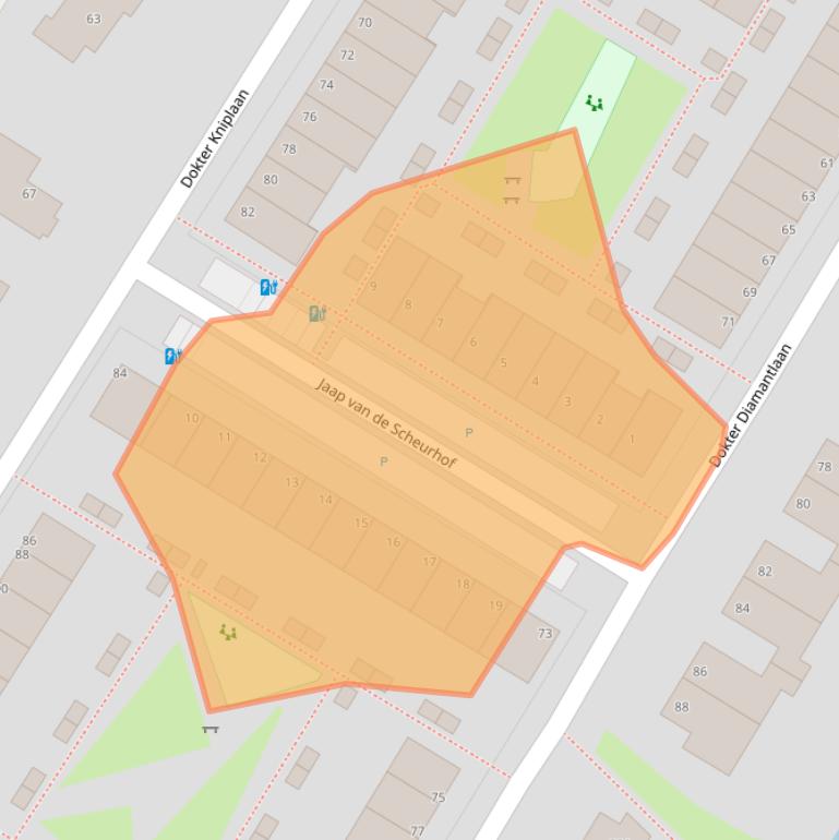 Kaart van postcodegebied 3151MG.