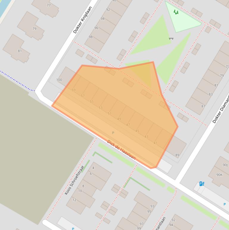 Kaart van postcodegebied 3151MH.