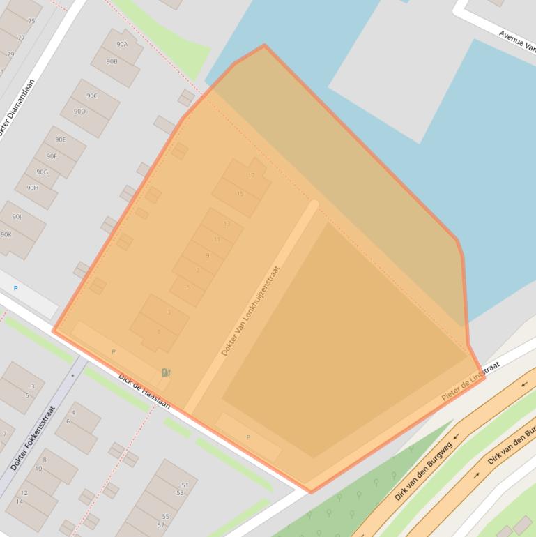 Kaart van postcodegebied 3151MP.