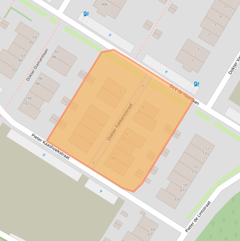 Kaart van postcodegebied 3151MR.