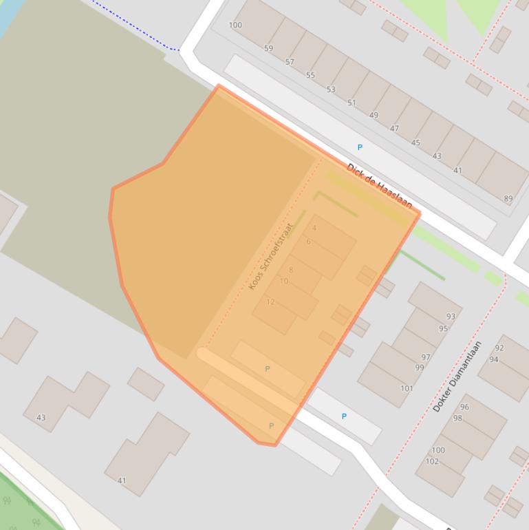 Kaart van postcodegebied 3151MS.