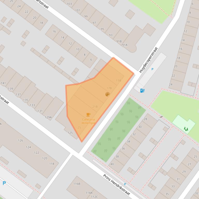 Kaart van postcodegebied 3151NC.