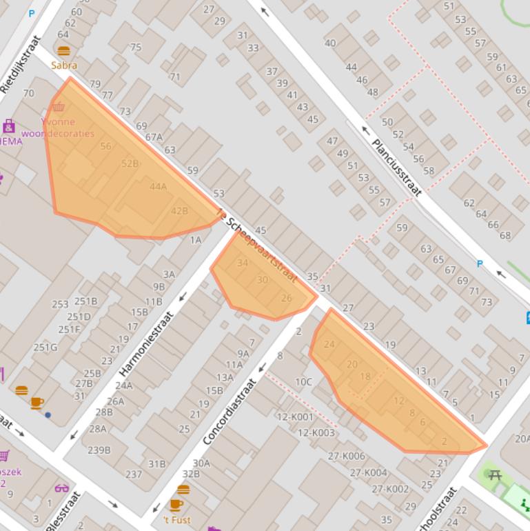 Kaart van postcodegebied 3151NL.