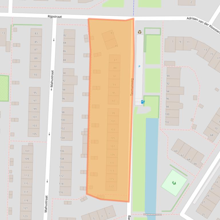 Kaart van postcodegebied 3151PL.