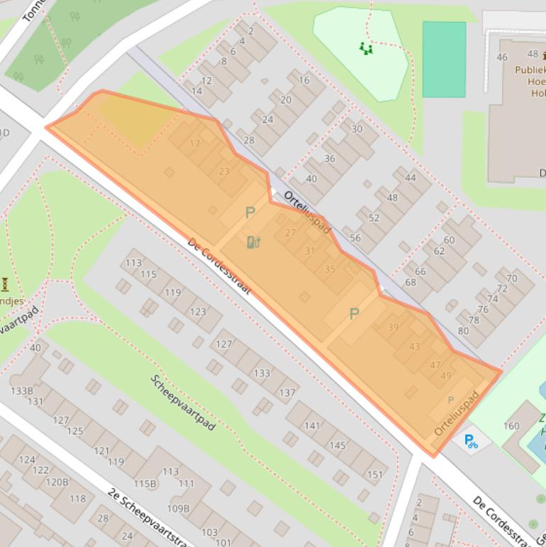 Kaart van postcodegebied 3151PS.