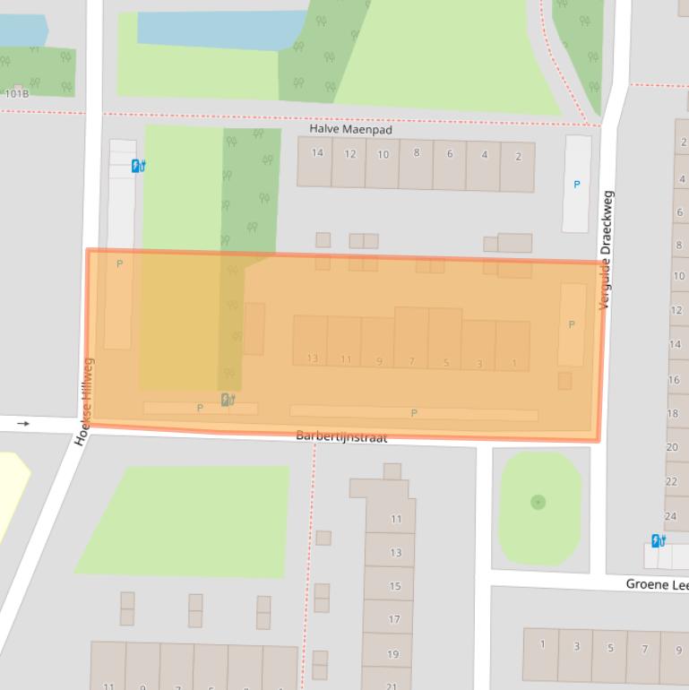 Kaart van postcodegebied 3151RA.