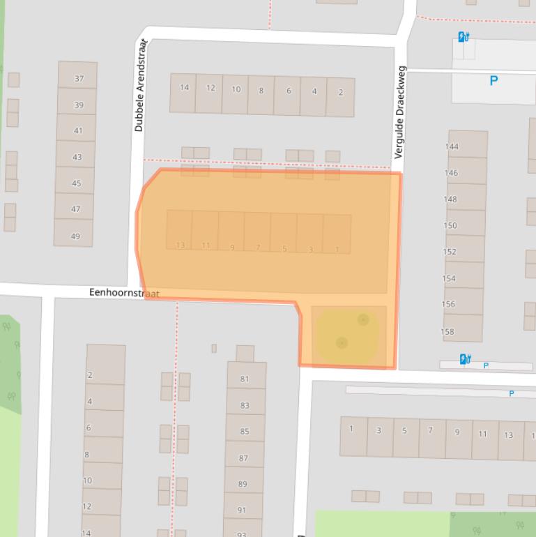 Kaart van postcodegebied 3151RG.