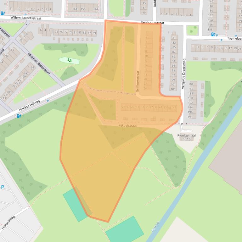 Kaart van postcodegebied 3151RH.