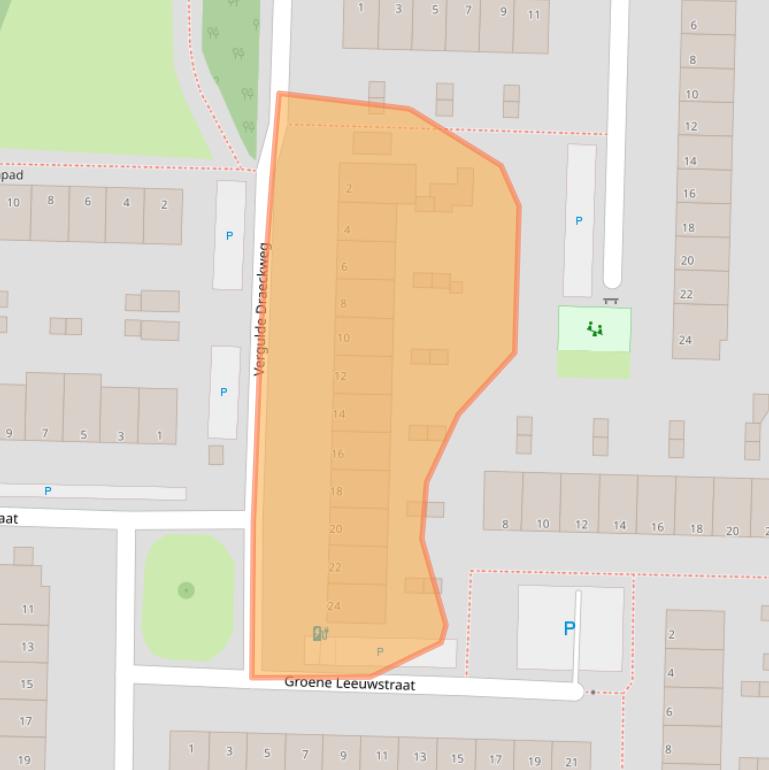 Kaart van postcodegebied 3151RW.