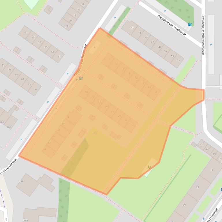 Kaart van postcodegebied 3151SL.