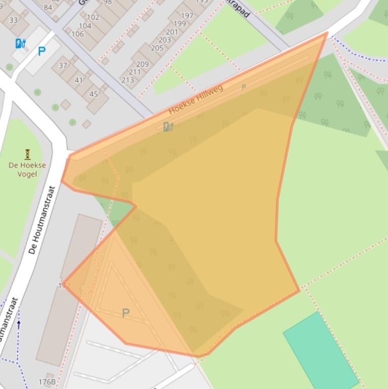 Kaart van postcodegebied 3151TE.